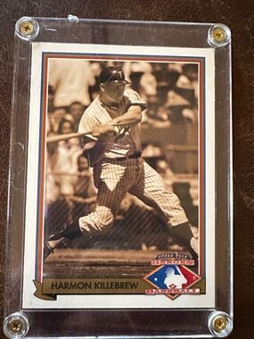 Harmon Killebrew Vintage Baseball Card - Sepia Tone